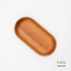 Dĩa gỗ hình Oval 19x9.5x2cm