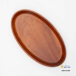 Dĩa gỗ hình hột xoài vát 25x14x2cm