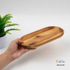 Khay oval tram 28x14x2 3