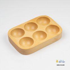 Khay đựng trứng 6 quả 15x10.5x2cm Mable